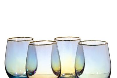 Handleless gold wire gold rim glass (6)
