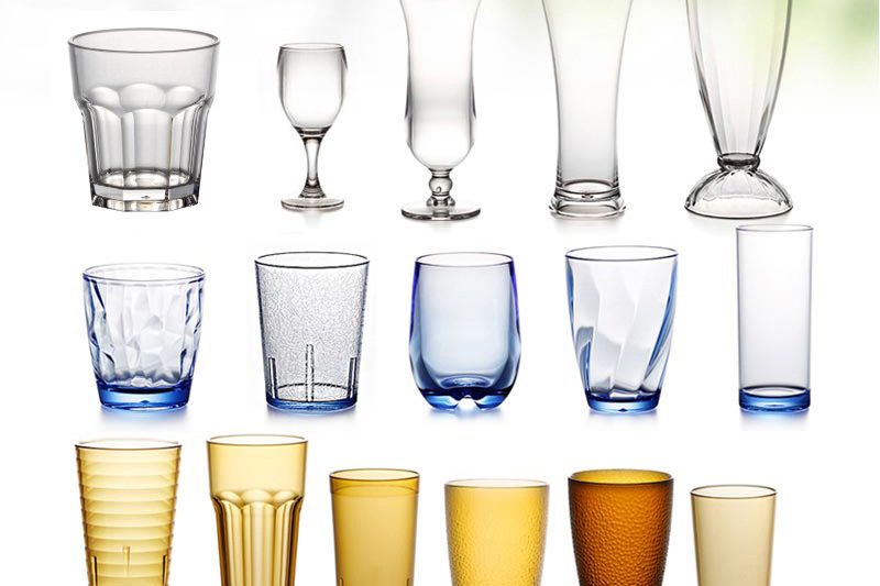 Household transparent plastic water cup (6)