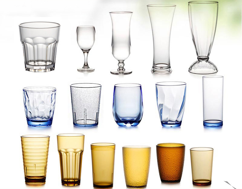 Household transparent plastic water cup (6)