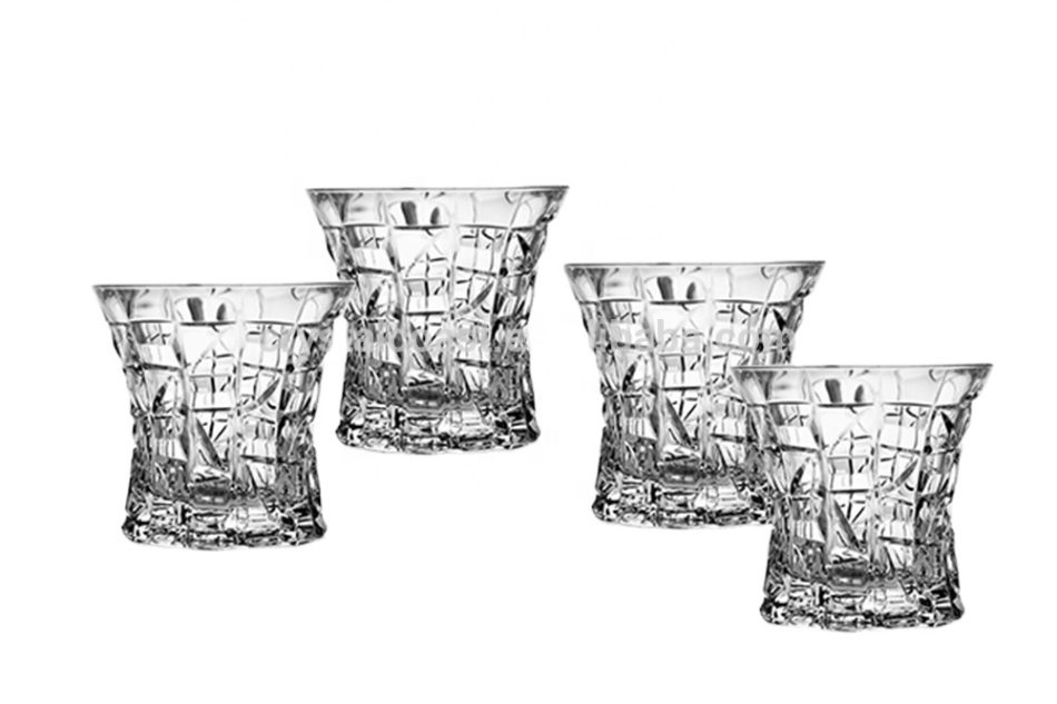 Retro elegant handmade glass cup (6)
