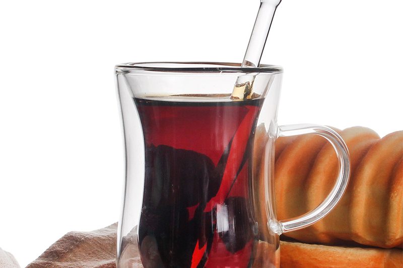 Thermal insulation glass tea cup (5)