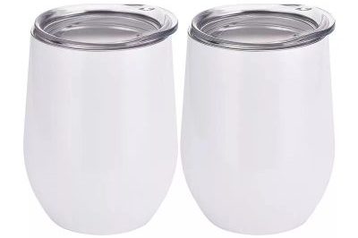 White high-grade metal wine glass (4)